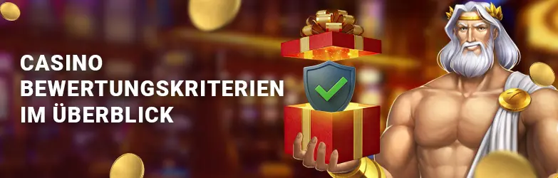 Bewertungskriterien für Online Casinos